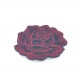 Róża czerwona/czarna 50x51 mm