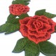 Aplikacja Róża 19 x 14,7 cm