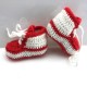 Buciki dziecięce 10 cm adidaski sportowe biało-czerwone