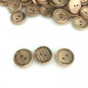 Guzik drewniany klasyczny 15 mm handmade