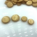 Żakietowy z owalnym tłoczeniem Brzoskwiniowy beż