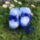 Buciki adidaski biel błękit szafir 10 -11,5 cm