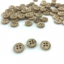 Drewniany klasyczny 11 mm 4 dziurki