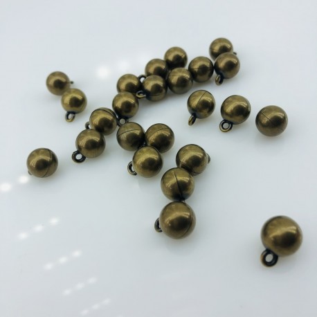Guzik kulka 11 mm oksydowy