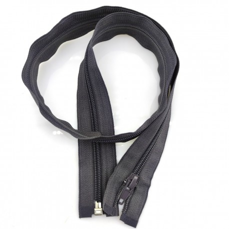 Zamek ciemny szary 75 cm