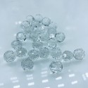 Przezroczyste kuleczki diamentowe szlify