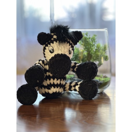zebra w cienkie paski